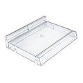 Azar Displays Modular Adjustable Cosmetic Tray (Clear) 12" Wide, PK2 225830